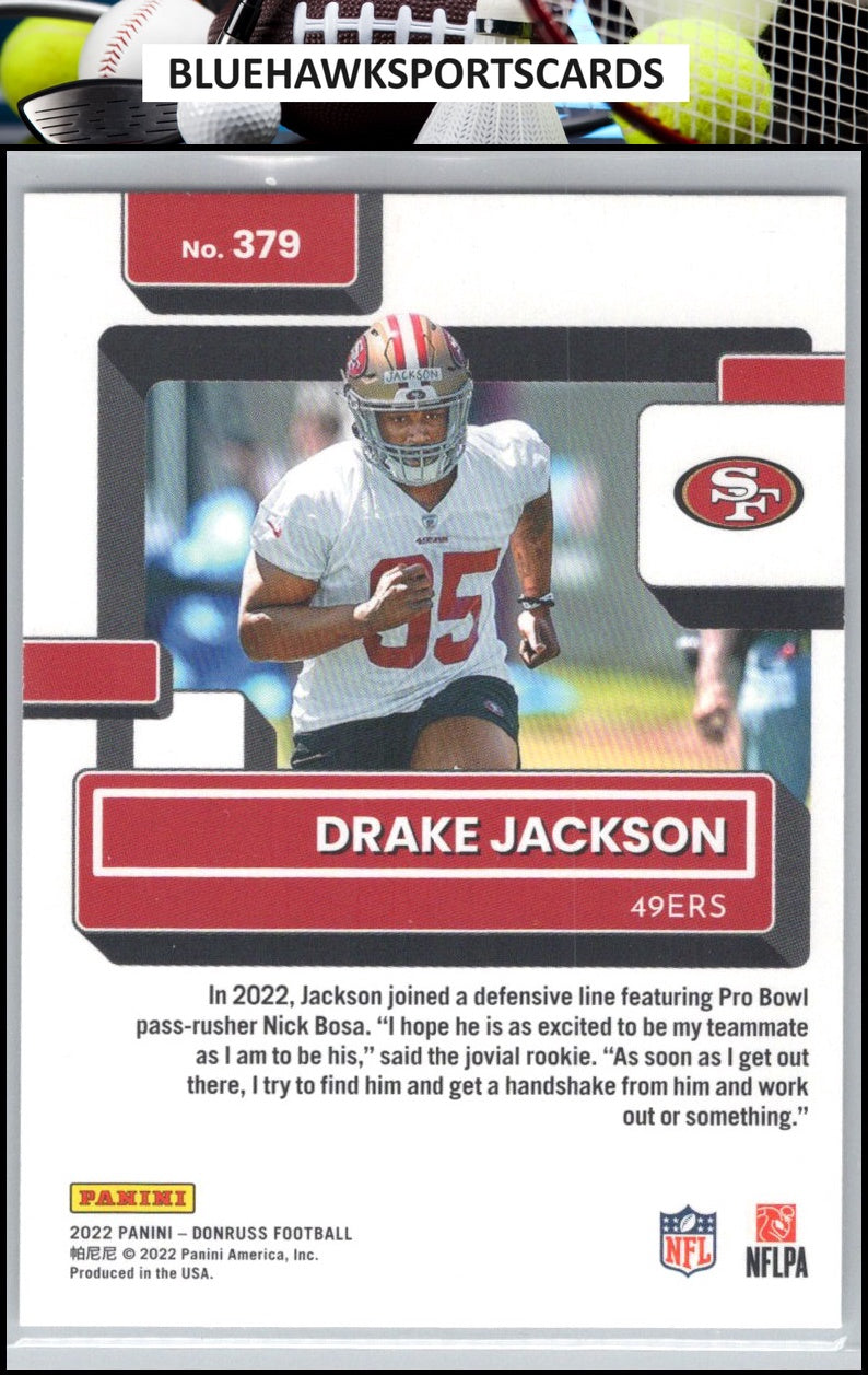 2022 Donruss #379 Drake Jackson