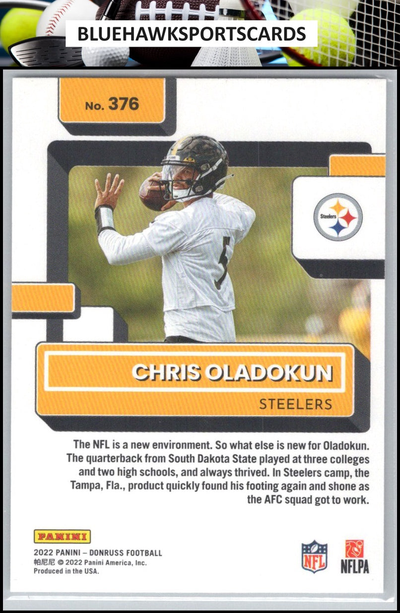 2022 Donruss #376 Chris Oladokun