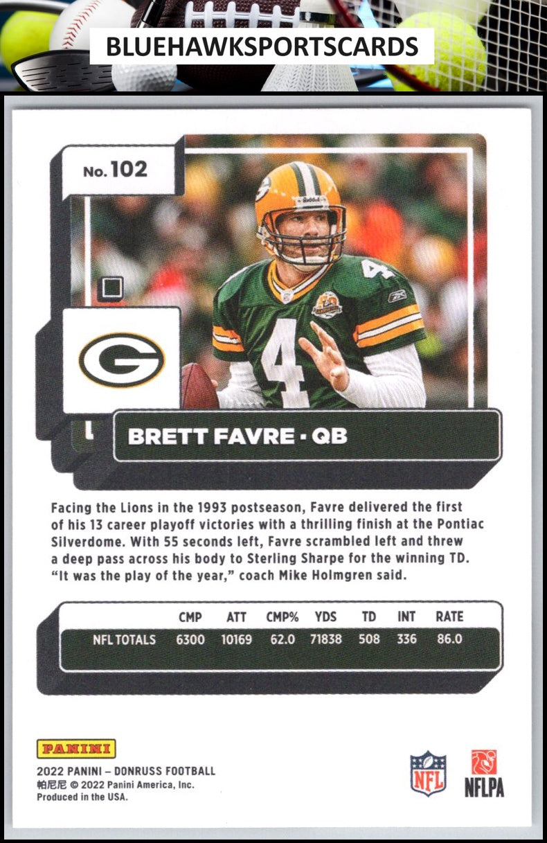 2022 Donruss #102 Brett Favre