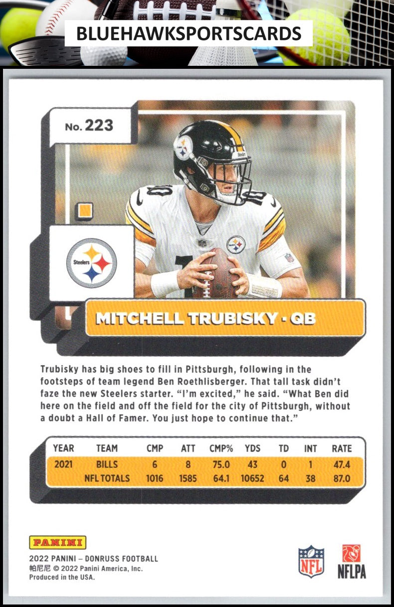 2022 Donruss #223 Mitchell Trubisky
