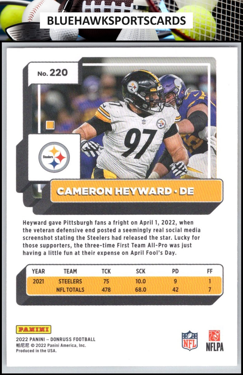 2022 Donruss #220 Cameron Heyward
