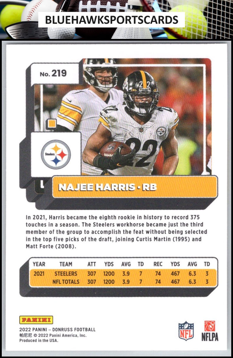 2022 Donruss #219 Najee Harris