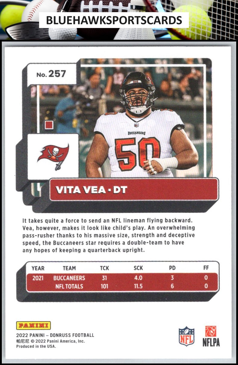 2022 Donruss #257 Vita Vea