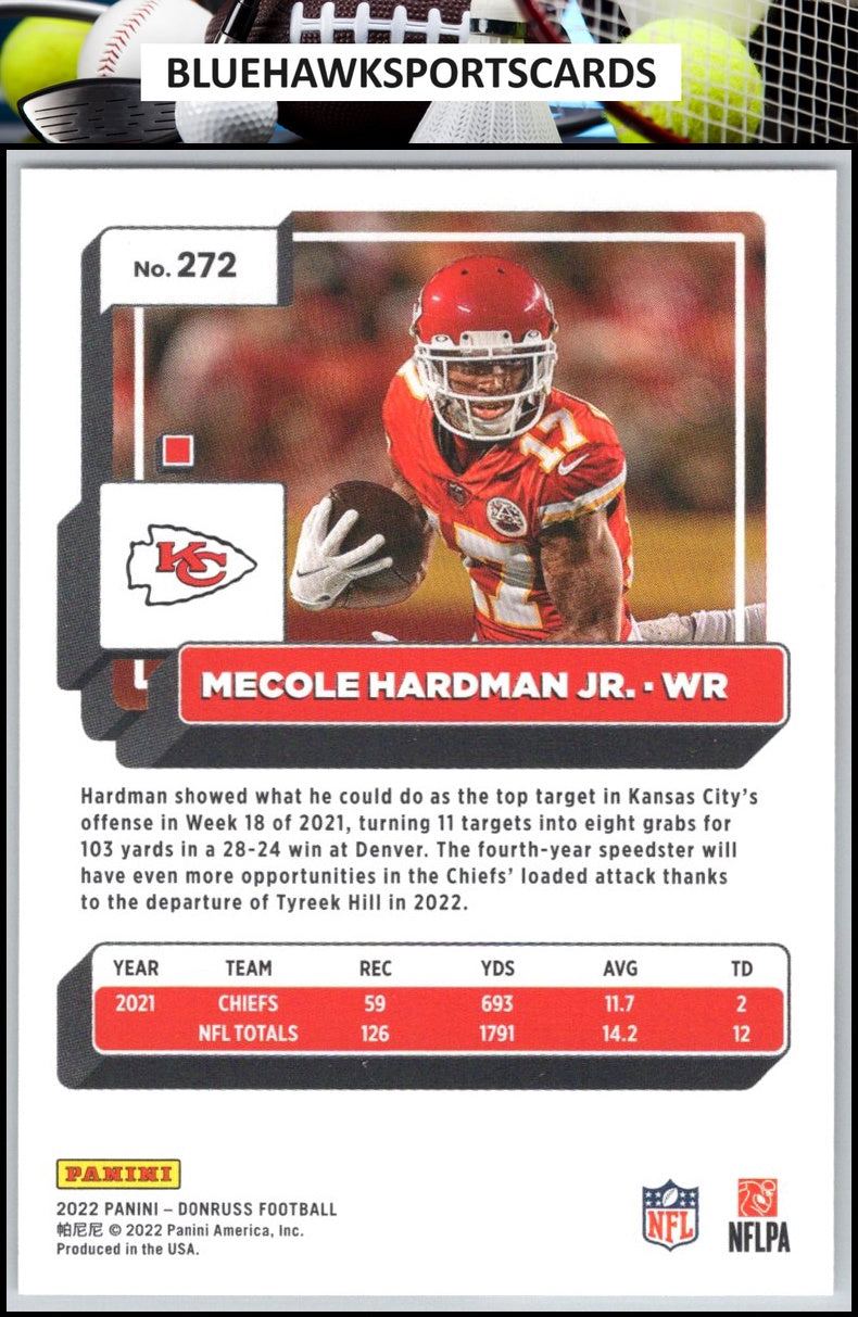 2022 Donruss #272 Mecole Hardman Jr.