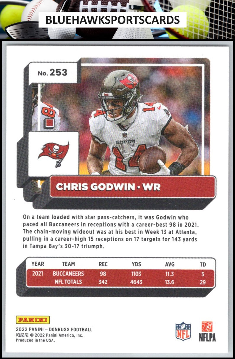 2022 Donruss #253 Chris Godwin