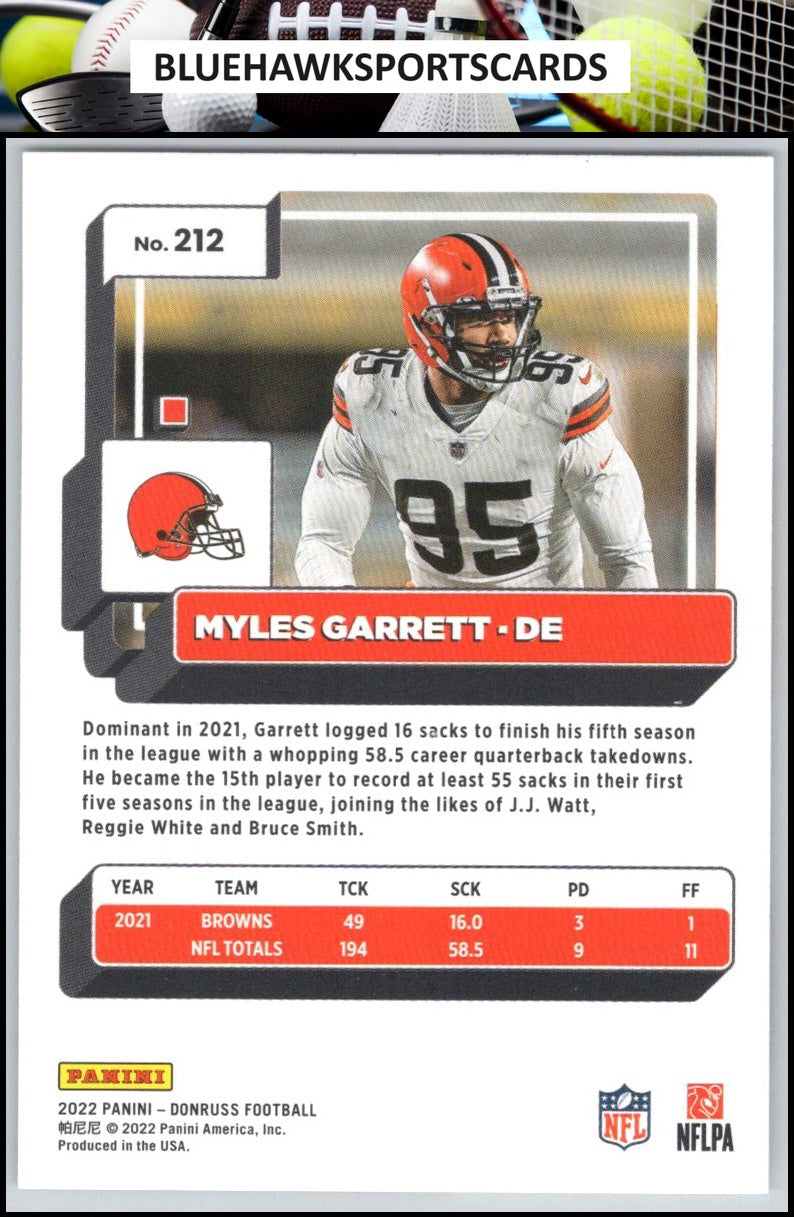 2022 Donruss #212 Myles Garrett