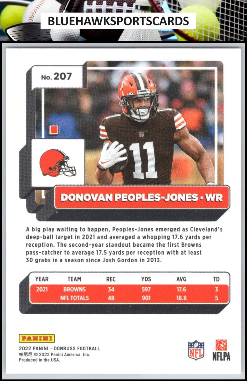 2022 Donruss #207 Donovan Peoples-Jones