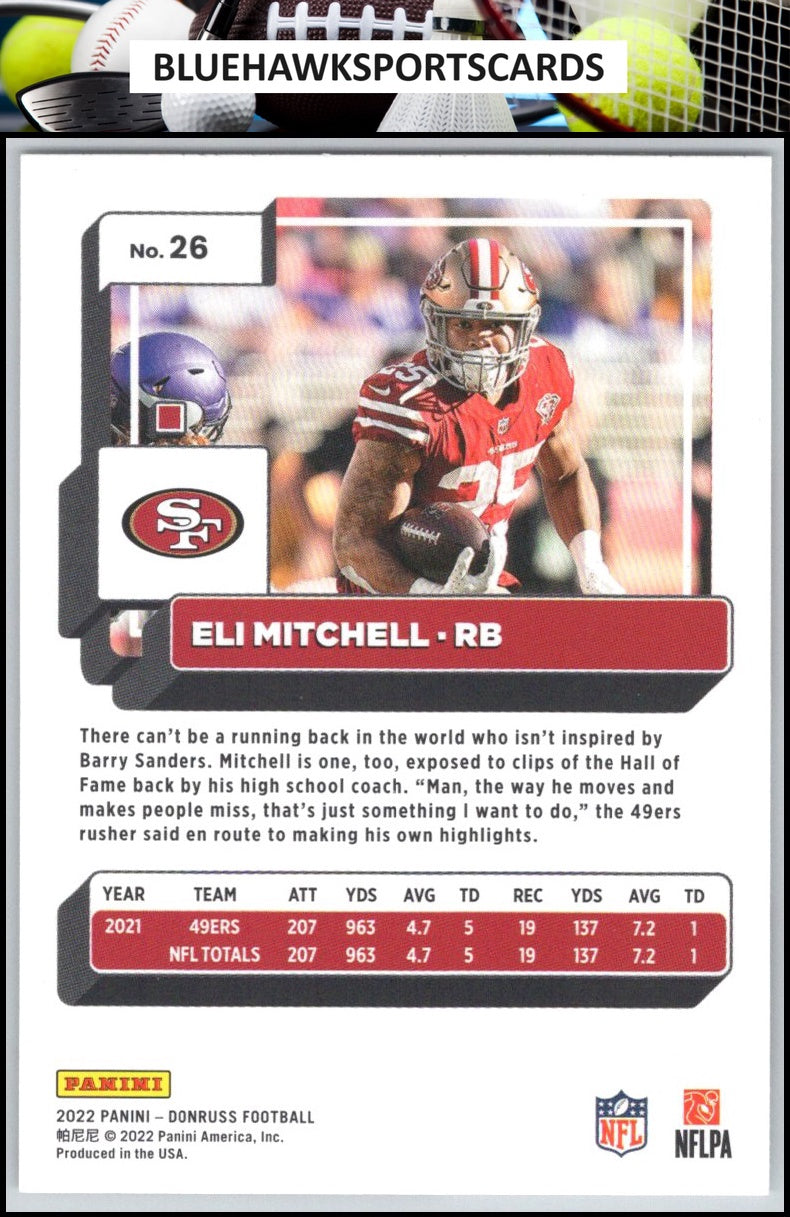 2022 Donruss #26 Eli Mitchell