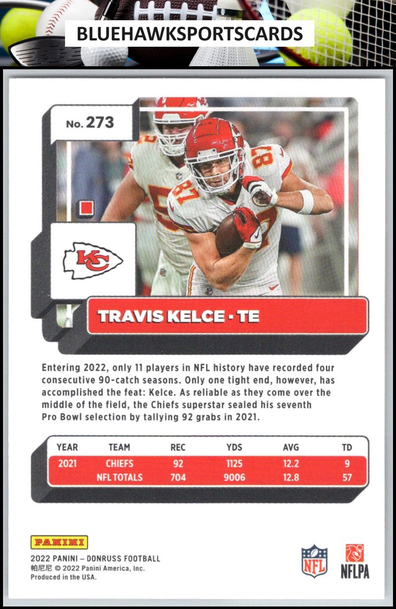 2022 Donruss #273 Travis Kelce