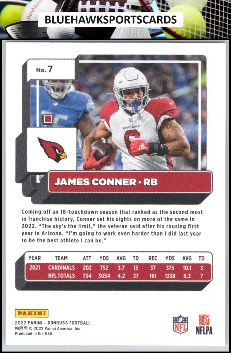 2022 Donruss #7 James Conner
