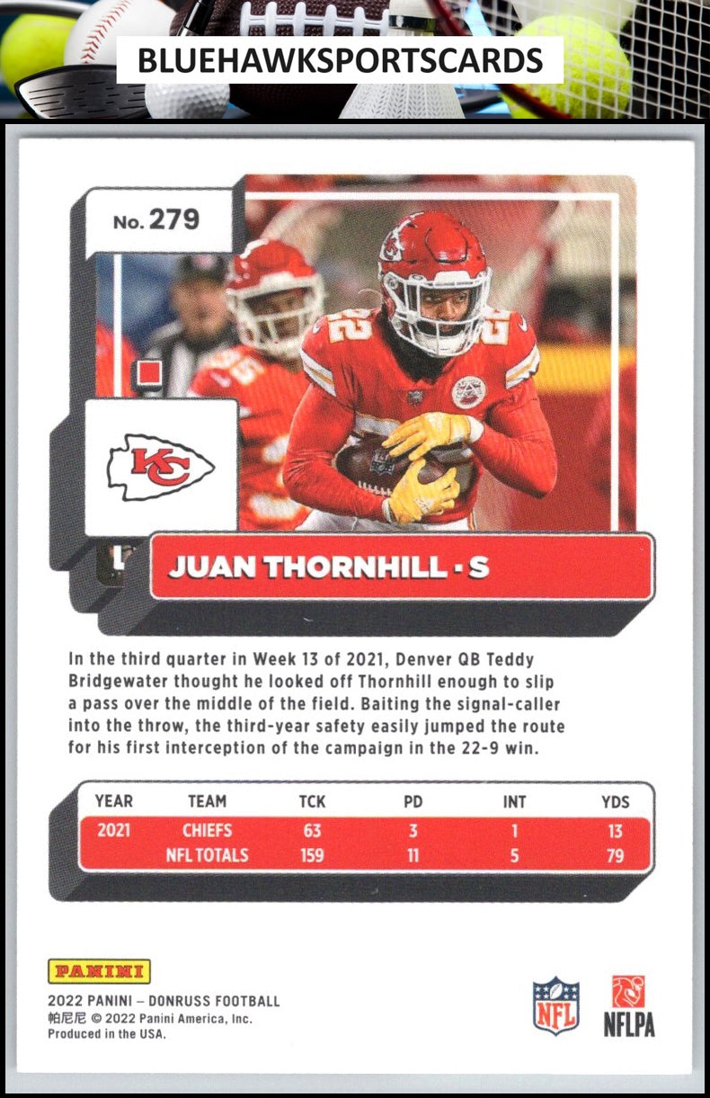 2022 Donruss #279 Juan Thornhill