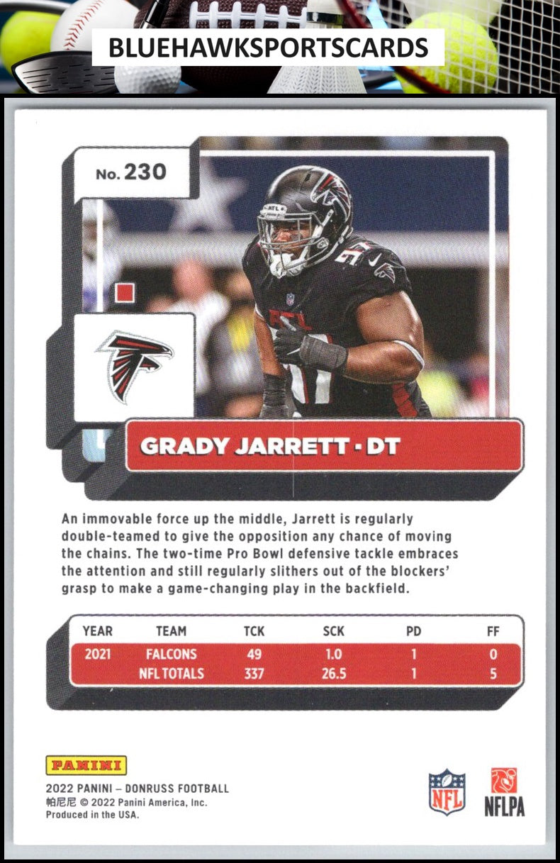 2022 Donruss #230 Grady Jarrett