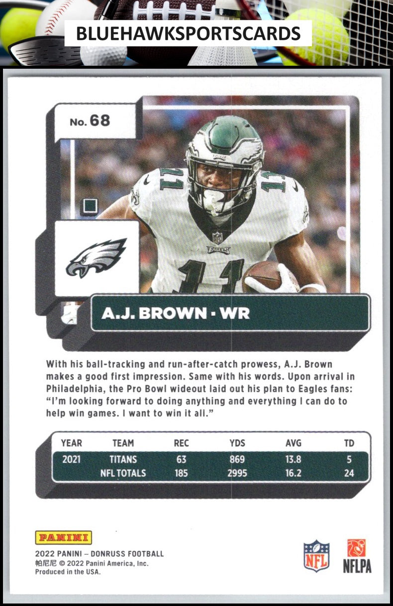 2022 Donruss #68 A.J. Brown