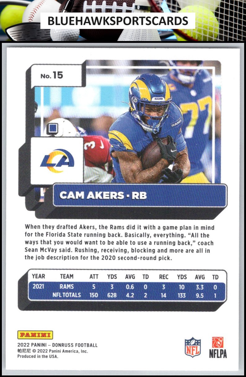 2022 Donruss #15 Cam Akers