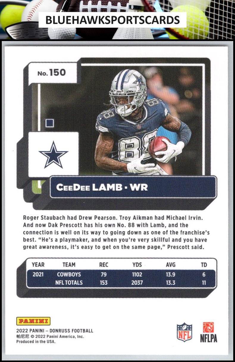 2022 Donruss #150 CeeDee Lamb