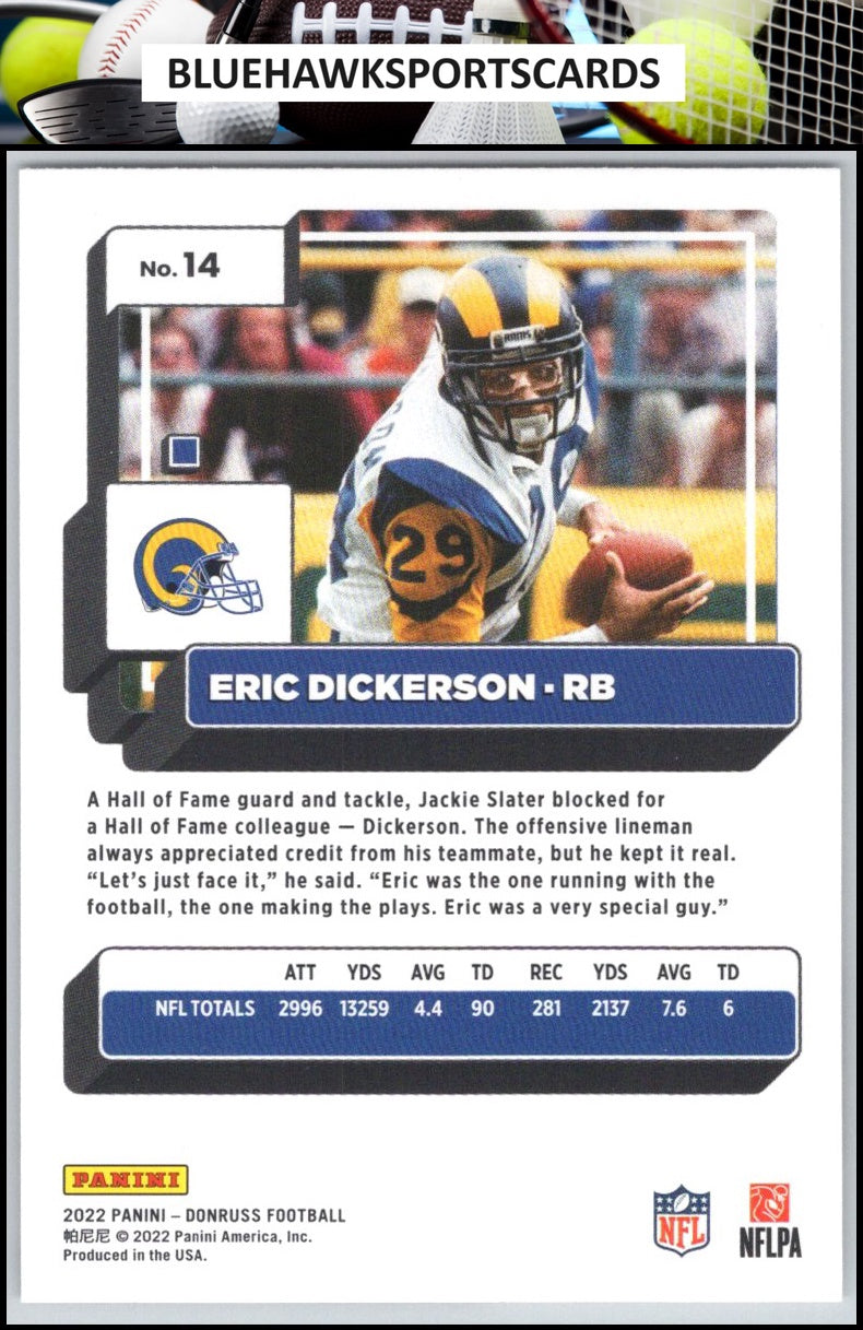 2022 Donruss #14 Eric Dickerson