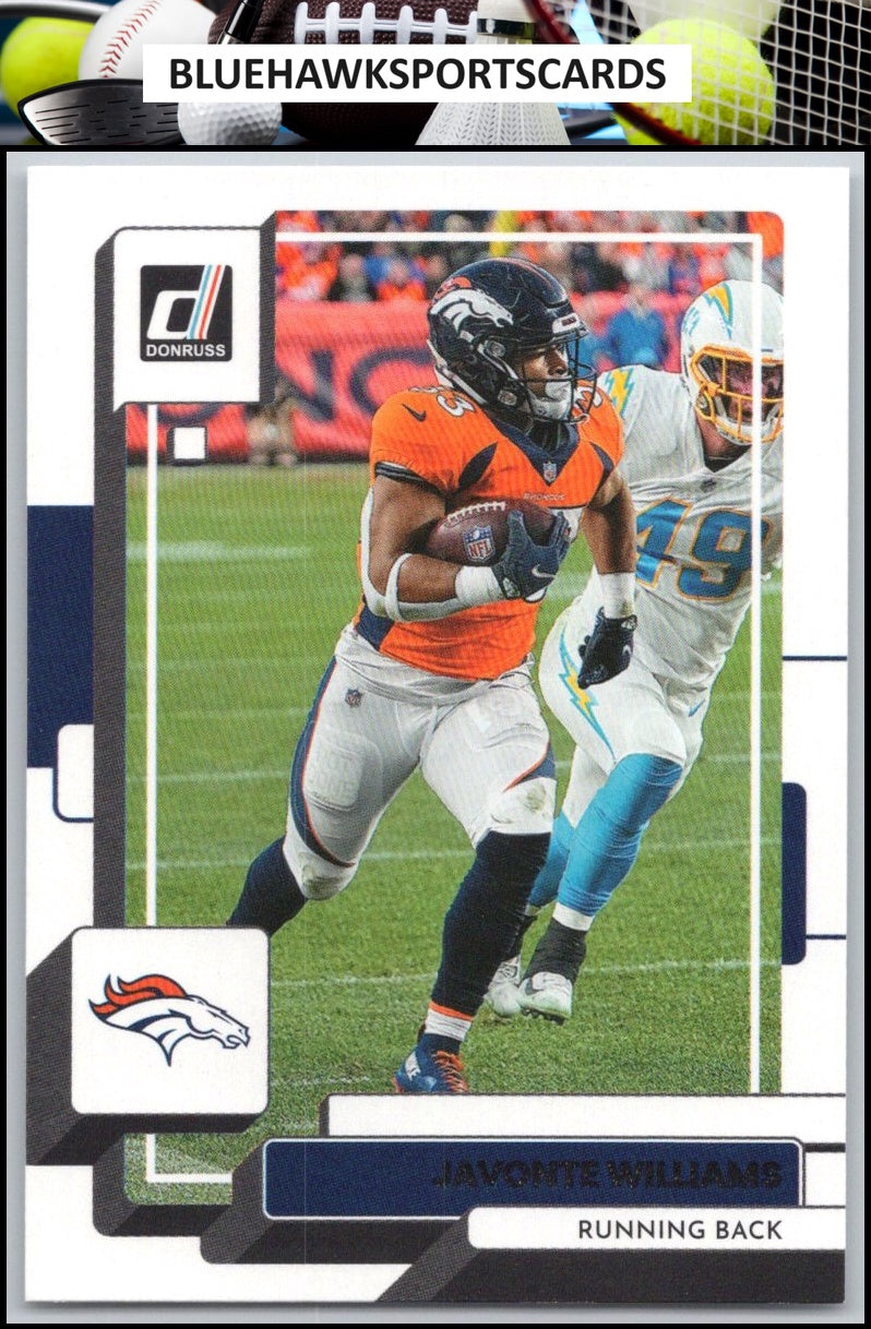2022 Donruss #266 Javonte Williams
