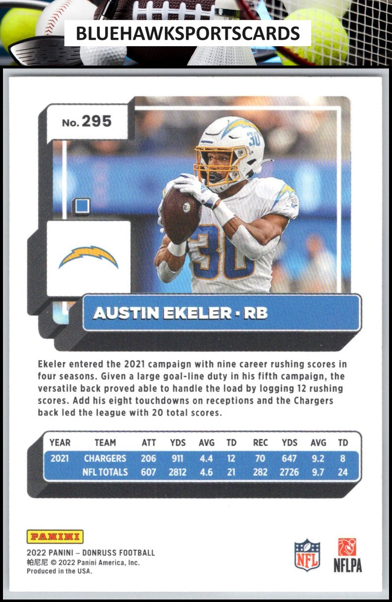 2022 Donruss #295 Austin Ekeler