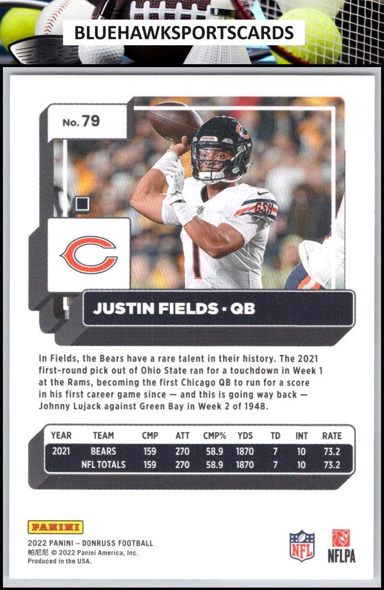 2022 Donruss #79 Justin Fields