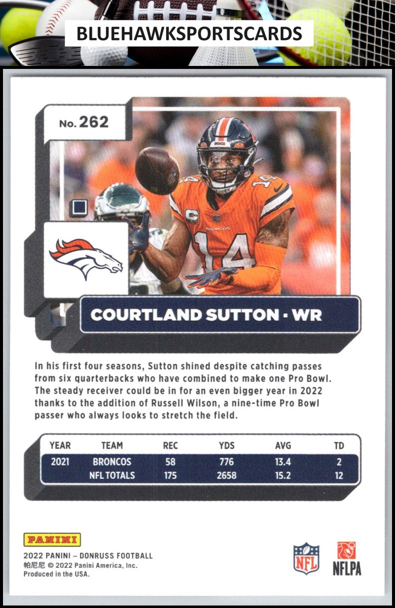 2022 Donruss #262 Courtland Sutton