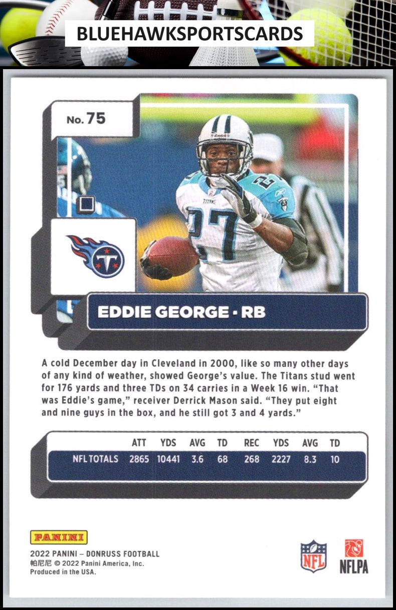 2022 Donruss #75 Eddie George