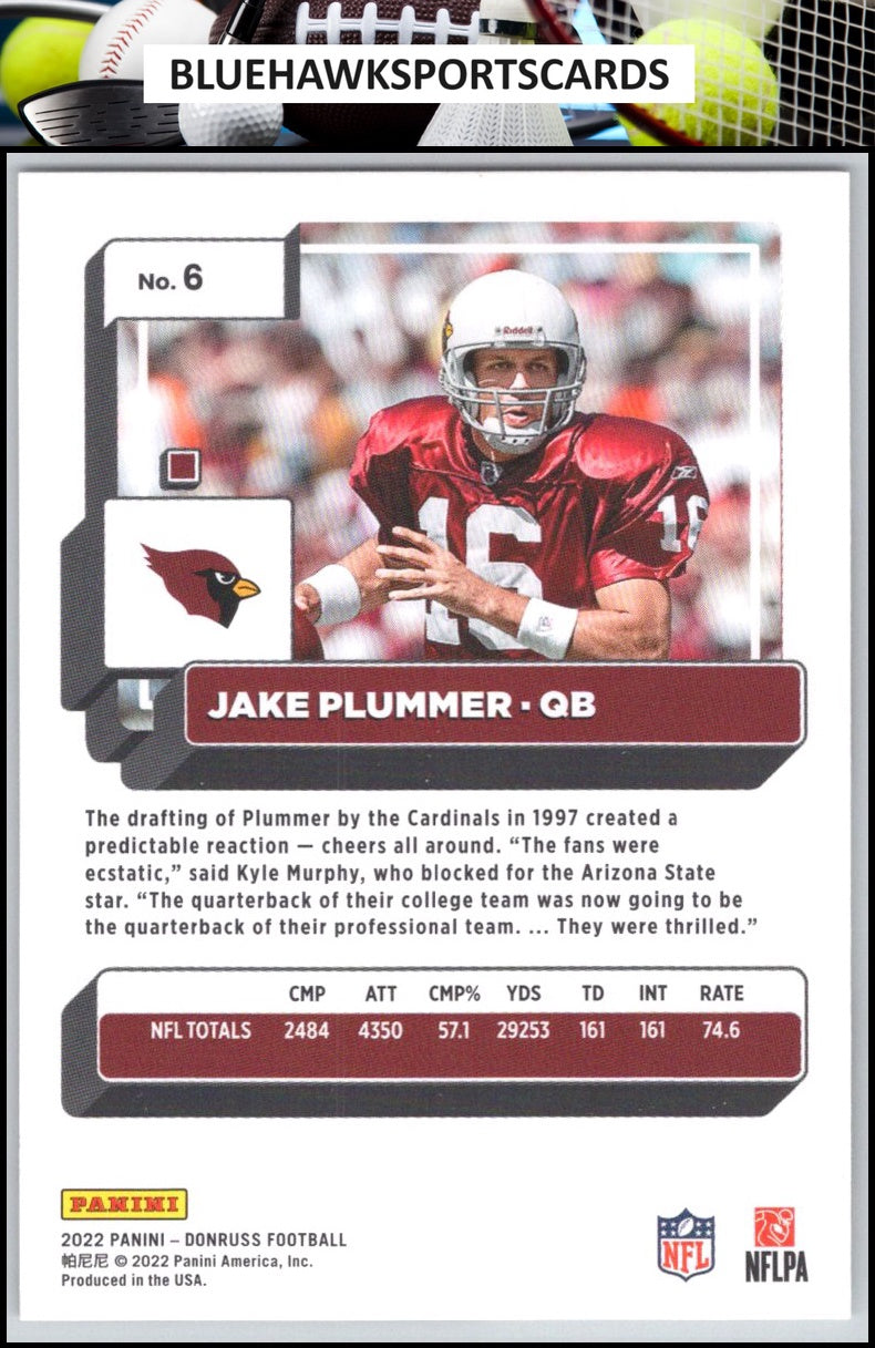 2022 Donruss #6 Jake Plummer