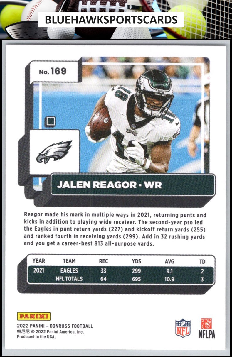 2022 Donruss #169 Jalen Reagor