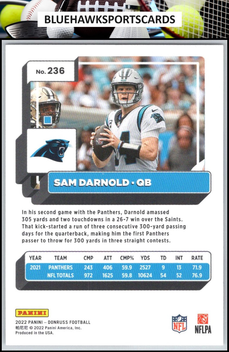 2022 Donruss #236 Sam Darnold