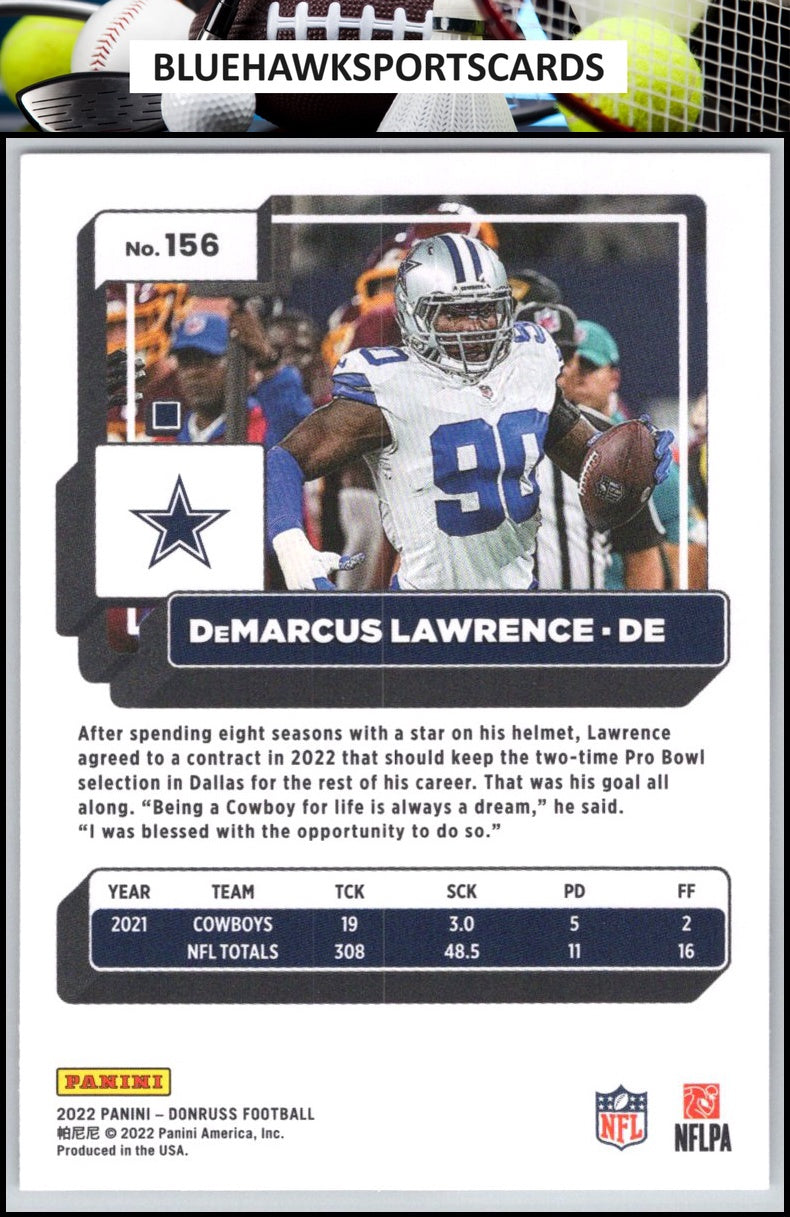 2022 Donruss #156 DeMarcus Lawrence