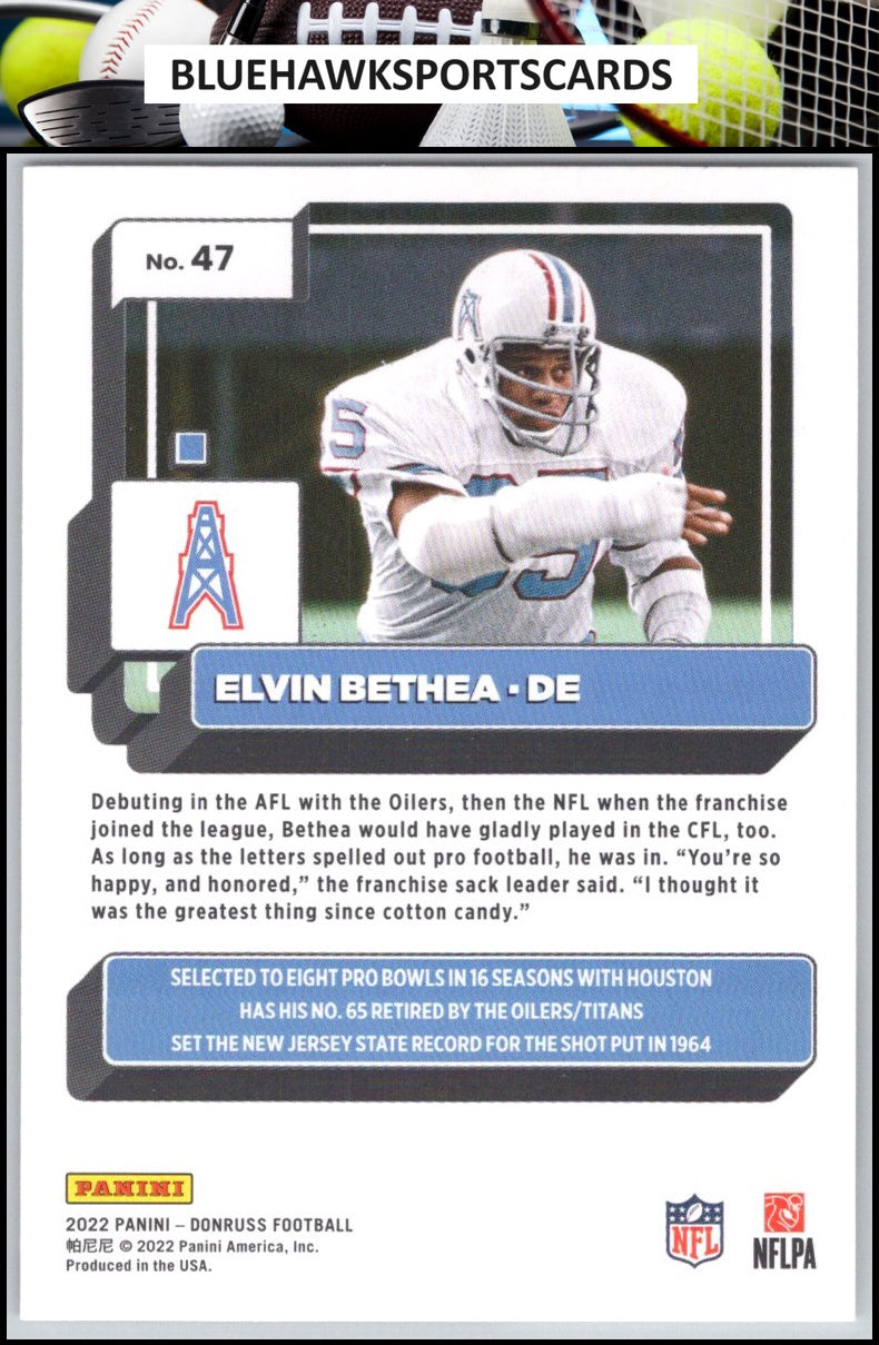2022 Donruss #47 Elvin Bethea