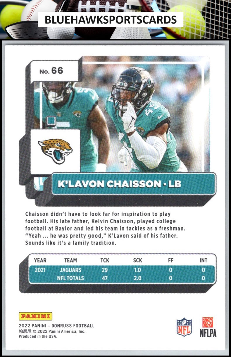 2022 Donruss #66 K'Lavon Chaisson